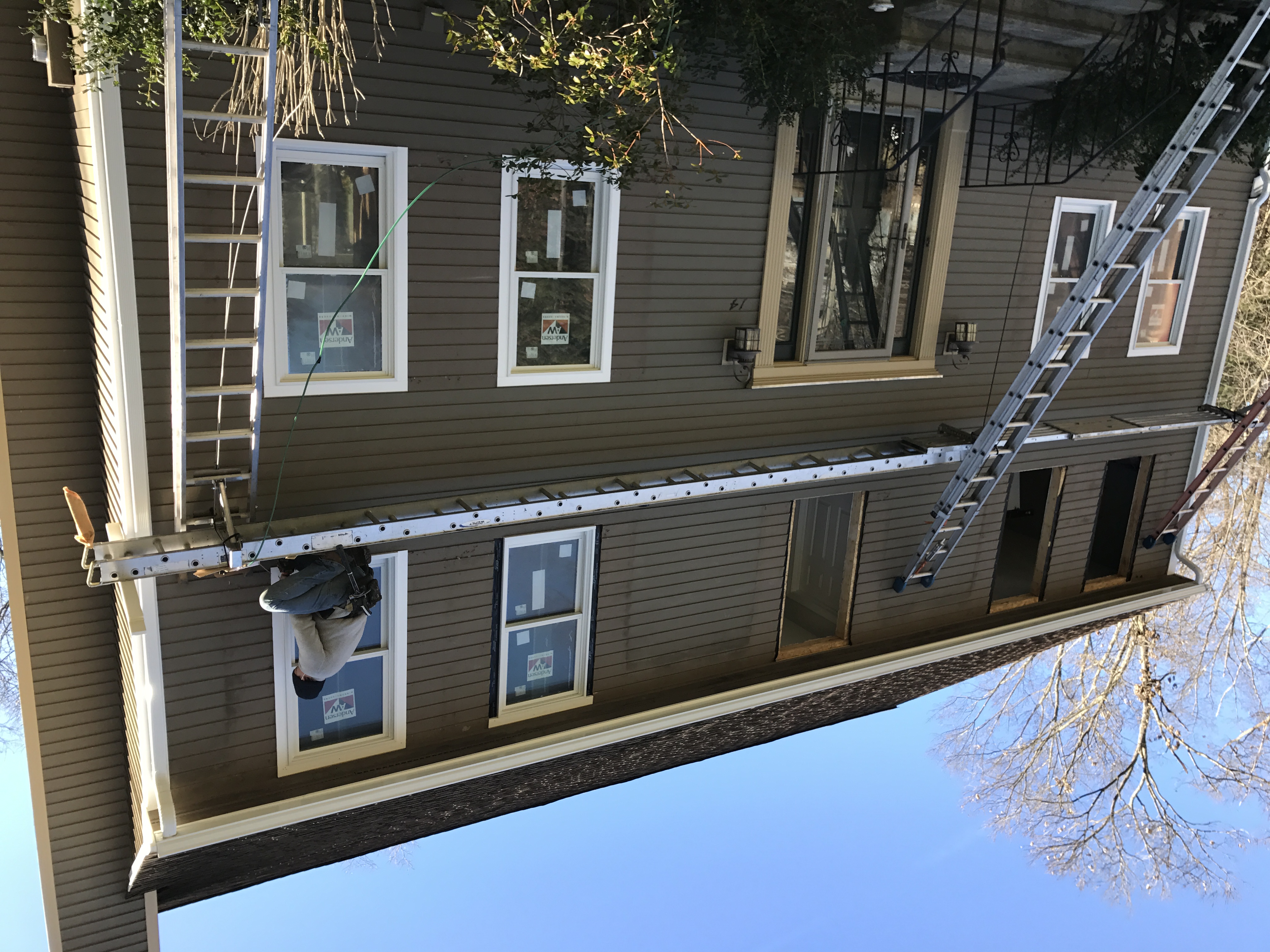 Andersen replacement window installed by MR. ROOF. INC